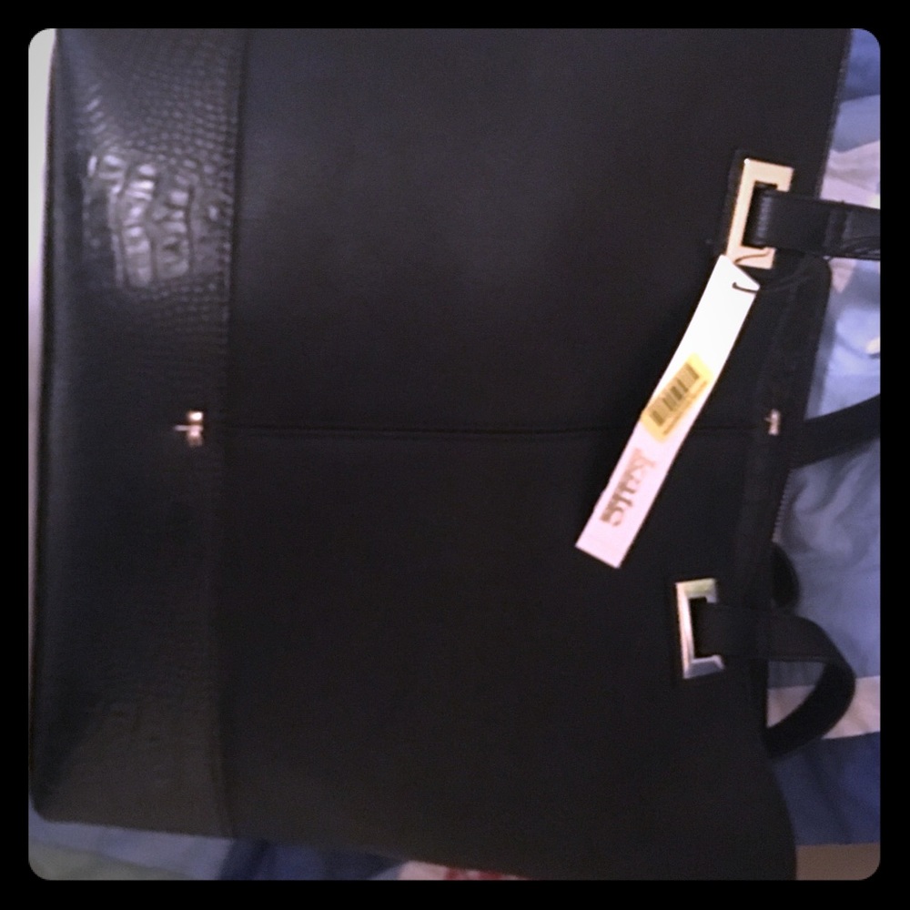 Kate  Landry brand new black purse with wristlet